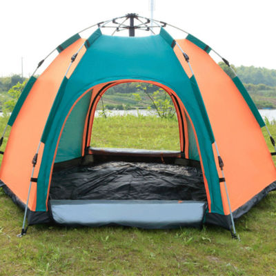 YEFFO 3-4 व्यक्ति तत्काल पॉप अप कैम्पिंग तम्बू 240*200*140cm सांस लेने योग्य