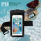 पीवीसी IPX8 पनरोक फोन पाउच आर्मबैंड के साथ तैराकी ड्राइविंग