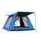 जल प्रतिरोधी डबल परत कैम्पिंग तम्बू शीसे रेशा पोल 2 से 3 व्यक्ति तम्बू