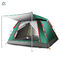 लंबी पैदल यात्रा स्वचालित परिवार तम्बू 3-4 व्यक्ति 1500 मिमी पनरोक बैकपैकिंग तम्बू