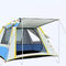 पॉप अप 190T पु पनरोक परिवार कैम्पिंग तम्बू 3-4 व्यक्ति के लिए आउटडोर जीवन रक्षा