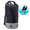 बड़ी क्षमता तह पनरोक सूखी बैग पीवीसी कैम्पिंग पर्वतारोहण बैग
