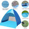 YEFFO ODM समुद्र तट सनस्क्रीन तम्बू शीसे रेशा रॉड आसान शिविर पॉप अप बीच आश्रय